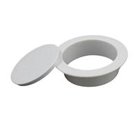 Copertura decorativa per foro a parete per aria condizionata, in plastica, materiale PP, resistente, durevole, protettiva, per foro di sfiato dell'unità AC bianco Type70