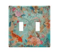 Copertura decorativa per interruttore della luce 2 finiture lucide copri interruttore della luce piastra da parete infrangibile in policarbonato Thermopl 11,4 cm H x 11,6 cm L per decoratore