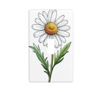 Copertura decorativa per interruttore della luce a forma di margherita bianca, 1 banda, per cucina, casa colonica, camera da letto, bagno, decorazione artistica