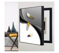 Copertura decorativa per interruttore elettrico, elegante copertura per pannello elettrico da parete per soggiorno e ufficio a scomparsa con interruttore automatico e cornice moderna per la casa
