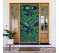 Copertura decorativa per porta a forma di foglia di banano, perfetta per decorazioni natalizie interne ed esterne
