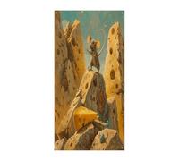 Copertura decorativa per porta di benvenuto con formaggio, sfondo decorativo da appendere, decorazione per porta d'ingresso, grande sfondo divertente, decorazioni per interni ed esterni, decorazione