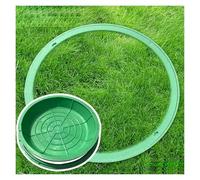 Copertura decorativa per pozzetto per paesaggistica, coperchio per fosse settica a filo, copertura di accesso sotterraneo durevole con gancio per scuola, cortile, area residenziale, diametro 88,9 cm