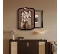 Copertura decorativa per scatola fusibili da parete,Scatola contatori con coperchio a ribalta per soggiorno e ufficio,decorazione per quadro di distribuzione nascosto(J,70 * 100cm/27.6 * 39.3in)