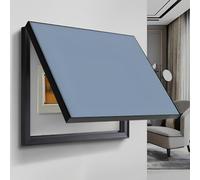 Copertura decorativa per scatola interruttori, copertura ribaltabile per scatola contatori tinta unita impermeabile decorazione interna ed esterna, coperture(Hanging,Blue,15.7 * 11.8in)