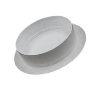 Copertura decorativa per sfiato dell'unità AC in PP, in plastica, resistente e protettiva, per foro di sfiato dell'aria condizionata. bianco Type160