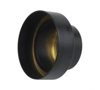 Copertura decorativa per soffione doccia con regolazione in altezza per un tocco moderno nel tuo bagno (nero)