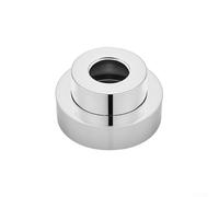 Copertura decorativa per soffione doccia con regolazione in altezza per un tocco moderno nel tuo bagno (argento)