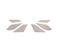 Copertura Decorativa Pulsante CD Auto Per Polaris Per RZR Per PRO XP UItimate 2021 UP Accessori Modanature Interne Decorazione Presa D'aria Copertura Decorazione(Chrome)