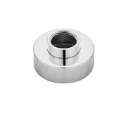 Copertura decorativa rotonda per soffioni doccia con regolazione in altezza per uno stile migliorato (argento)