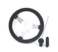 Copertura decorativa volante 1 Set 3 pezzi universale per auto in testa ingranaggi pomello cambio copertura impugnatura freno coprivolante custodia