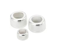 Copertura Decorazione Interna Per BM&W X6 F16 2015-2019 Car Styling Manopola del condizionatore d'aria Pulsante di sintonizzazione del volume audio Anello di copertura(Color:Silver)