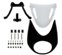 Copertura Deflettore Per BMW Per R 18 2020-2024 Moto Faro Rotondo Copertura Parabrezza Schermo Carenatura Parabrezza ABS Accessori Deflettore(Light Smoke)