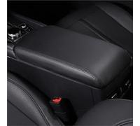 Copertura Del Bracciolo Della Console Centrale In Pelle Stile Fibra Di Carbonio Per Mazda 3 BP Accessories 2020-2023 Car Styling Protettore(Nero)