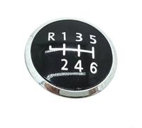 Copertura del cambio con numeri 7H5711144D per Transporter T5 per T6 per Golf MK5 MK6, plastica ABS nero argento, ricambio accessori interni (6 velocità nero)
