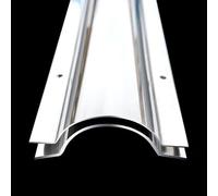 Copertura del Cavo in Metallo della Canalina di Protezione del Cavo in Acciaio Inossidabile 2 4 6 8 10 Confezione da 2 4 6 8 10 Cavi di Gestione dei Cavi Canali, Silver 6 Pack, Width 23MM (8/9IN)