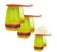 Copertura del collo del casco - Parasole per casco rigido, occhiali da sole riflettenti per cappelli | 2 protezioni per il collo con chiusure elastiche e bordi riflettenti, per caschi