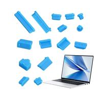 Copertura del connettore Plug antidust | Copertura della porta del computer 16 pezzi | Tappo di protezione della polvere di silicone morbido per computer, laptop e connessioni PC per proteggere