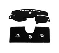 Copertura Del Cruscotto Pad Sole Parasole Cuscinetti Decorativi Isolanti Termici Per Console Centrale Anteriore Posteriore Per Spirior 2009-2014(Black)