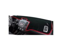 Copertura Del Cruscotto Pad Sole Parasole E Cuscinetti Decorativi Isolanti Termici Per Console Centrale Anteriore Per Kia K3 2013-2018(Red)