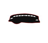 Copertura Del Cruscotto Pad Sole Parasole E Cuscinetti Decorativi Isolanti Termici Per La Console Centrale Anteriore Per Santana 2013-2022(Red)