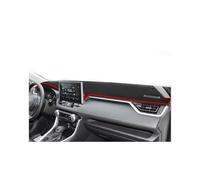 Copertura Del Cruscotto Pad Sole Parasole E Tappetino Decorativo Isolante Termico Per Console Centrale Anteriore Per RAV4 2021 2022 2023(Red)