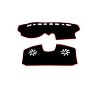 Copertura Del Cruscotto Pad Sole Per Freedom Per Cruiser 2007-2014 Cuscinetto Decorativo Isolante Termico Per Console Centrale Anteriore E Posteriore(Red)