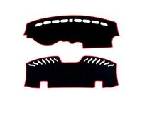 Copertura Del Cruscotto Pad Sole Per Jetta 2013-2019 Cuscinetto Decorativo Isolante Termico Per Console Centrale Anteriore E Posteriore(Red)