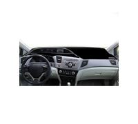 Copertura Del Cruscotto Pad Sole Per La Nona Generazione Per Civic 2011-2015 Parasole Per Console Centrale Anteriore E Cuscinetti Decorativi Isolanti Dal Calore(Black)