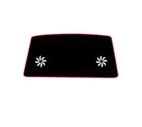 Copertura Del Cruscotto Pad Sole Per La Sesta Generazione Per Camry 2007-2011 Parasole Lunotto Posteriore E Tappetino Decorativo Termoisolante(Red)