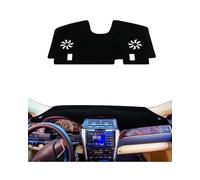 Copertura Del Cruscotto Pad Sole Per La Settima Generazione Per Camry 2012-2017 Cuscinetto Decorativo Isolante Termico Per Console Centrale Anteriore E Posteriore(Black)
