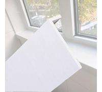 Copertura del davanzale della finestra in pannello composito | Dimensioni multiple multicolori for finestre domestiche(White,100x20cm/39.4x7.9in)