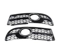 Copertura del fendinebbia Compatibile con A4 B7 S4 2005 2006 2007 2008 1 paio di griglie fendinebbia anteriori a nido d'ape 8E0807681F 8E0807682F