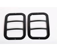 Copertura del Fendinebbia Compatibile Con Jeep Per Wrangler JK 2007-2018 Auto Esterno Coda Posteriore Fendinebbia Coperchio Della Lampada Proteggi Accessori Car Styling Fendinebbia Griglia(color1)