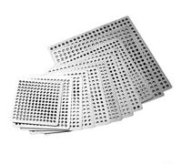Copertura del filtro di scarico della doccia in acciaio inossidabile con design antiscivolo per un utilizzo sicuro (9,2 cm)