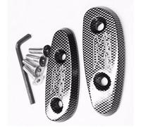 Copertura del Foro Moto Specchi Retrovisori Staffa Foro Tappi per Suzuki GSXR600 GSXR750 GSXR1000 2001 2002 2003 2004 2005 GSXR 600 750 1000 (Color : Grey)
