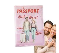 Copertura del passaporto per viaggi, del passaporto - Porta del portafoglio da viaggio | per il portafoglio di imbarco di carta di credito impermeabili per studio a coppie da viaggio all'estero