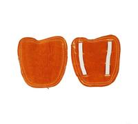 Copertura del piede di saldatura resistente al calore con materiale in pelle bovina, punto ignifugo e anti scintilla, caratteristiche anti rottura progettate per la sicurezza del saldatore (giallo)