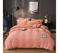 Copertura del piumone Doppio Vele Corallo in Inverno Foglio Pile Trapunta Francese Latte Flanella boschi di Letti Jade_1.2-135m (Giada Rosa 1,8 m Letto)