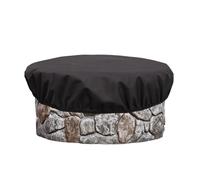 Copertura Del Pozzo Del Fuoco In Pietra - Coperchio Di Protezione Del Riscaldamento Del Patio, 600D Oxford FirepropRoof Wrap | Protezione Del Falò Resistente Alle Intemperie, Scudo Della Polvere