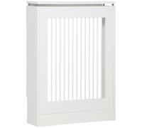 Copertura del radiatore bianca verniciata in MDF dal design moderno HOMCOM