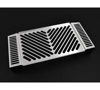 Copertura Del Radiatore ZIEGER Per Suzuki SV 650 N Anno 1999-02 Pulito Argento