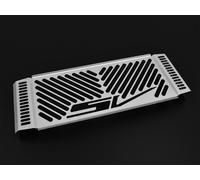 Copertura Del Radiatore ZIEGER Per Suzuki SV 650 N / S Anno 2005-08 Logo Argento
