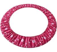 Copertura del Rametto del Trampolino, Imbottitura del Trampolino in Tessuto Oxford, Gonna del Trampolino per Il Letto da Salto dei Bambini, Cuscinetto di Sicurezza, Resi, Rose, 54inch 137cm