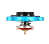 Copertura del Tappo del Radiatore Termostatico con Manometro Temperatura 'acqua, 0,9 Bar, Lega di Alluminio Blu per Rimorchio per Carrelli Elevatori di Camion, Adatta a Veicoli