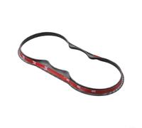 Copertura del telaio della tazza dell'acqua per Focus 2 MK2 2009 2011 e per Fiesta MK7 2009 2013 realizzata in materiale ABS per una maggiore durata (fibra di carbonio nero)