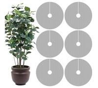 Copertura del terreno per piante da interno - Protettore gatti | Protezioni tagliabili in rete, schermi barriera per cani da giardino bonsai da esterno, coperchio a griglia per vasi da fiori,