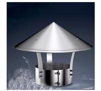 Copertura del tubo di scarico,Comignolo antipioggia terminale canna fumaria,Comignolo antivento e antipioggia for caminetto,protezione antipioggia for camino,kit camino ( Size : D8cm*20cm/3.15in*7.87i