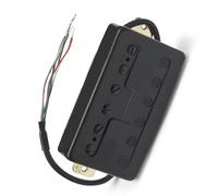 Copertura del tubo in rame tipo H. Pickup a ponte per chitarra elettrica nera. Pickup split Humbucker a bobina