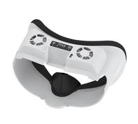 Copertura del viso con ventola di raffreddamento e luce RGB l'auricolare VR Meta per Quest 3 Sostituzione della maschera di interfaccia facciale di circolazione dell'aria per Quest3 (Bianco)